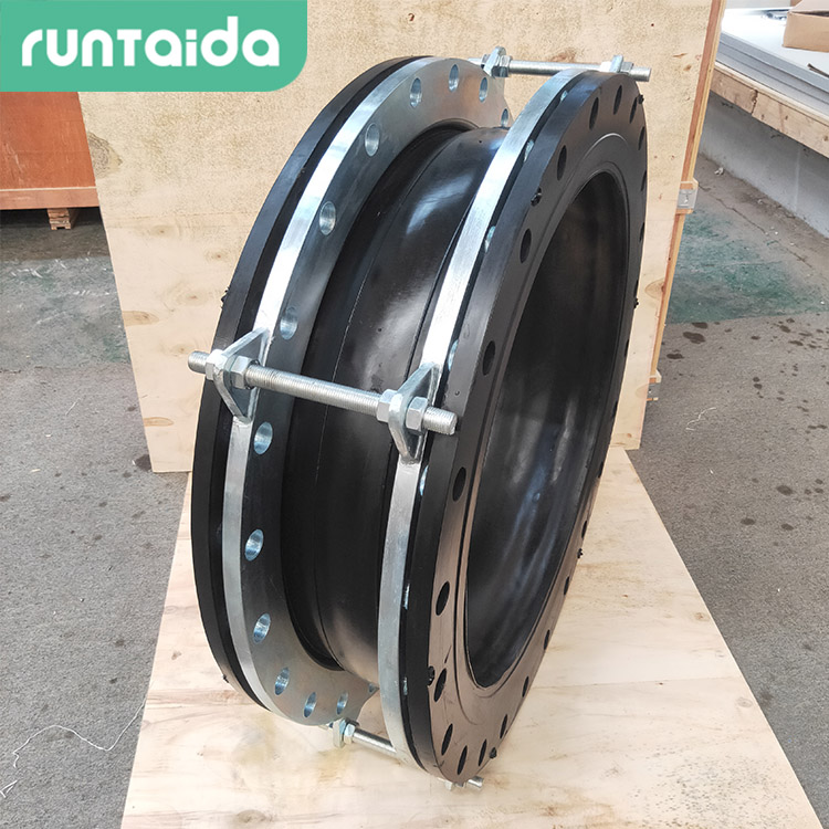 潤泰達-大翻邊全密(mì)封橡膠接頭限位橡膠軟接頭橡膠伸縮接頭